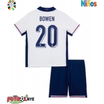 Camiseta Inglaterra Jarrod Bowen #20 Primera Equipación para niños Eurocopa 2024 manga corta (+ pantalones cortos)